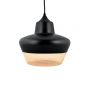 Luminario decorativo de cristal negro Gold Finish Ildir 5302 Adir