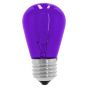 Lámpara incandescente S-14 11 W Violeta 6006 Adir