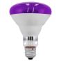 Lámpara incandescente tipo reflector BR30 75 W Morado 6010 Adir