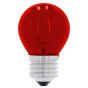 Lámpara incandescente decorativa G-45 7 W Rojo 6050 Adir