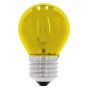 Lámpara incandescente decorativa G-45 7 W Amarillo 6052 Adir