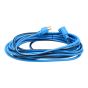 Extensión eléctrica 7.6 m uso rudo 3x16 AWG azul 2262 Sanelec