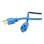 Extensión eléctrica 7.6 m uso rudo 3x16 AWG azul 2262 Sanelec