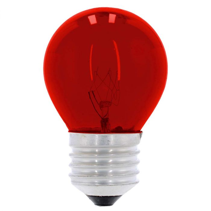 Lámpara incandescente decorativa G-45 7 W Rojo 6050 Adir