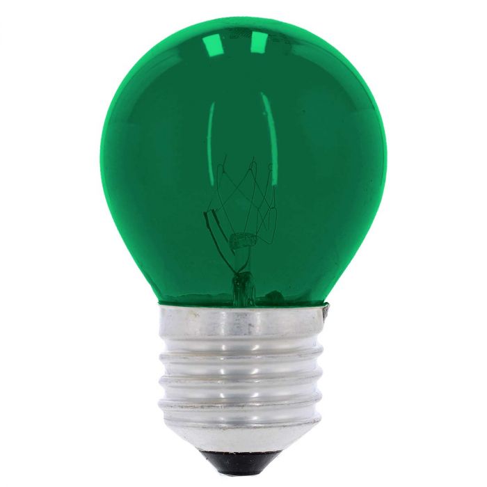 Lámpara incandescente decorativa G-45 7 W Verde 6053 Adir