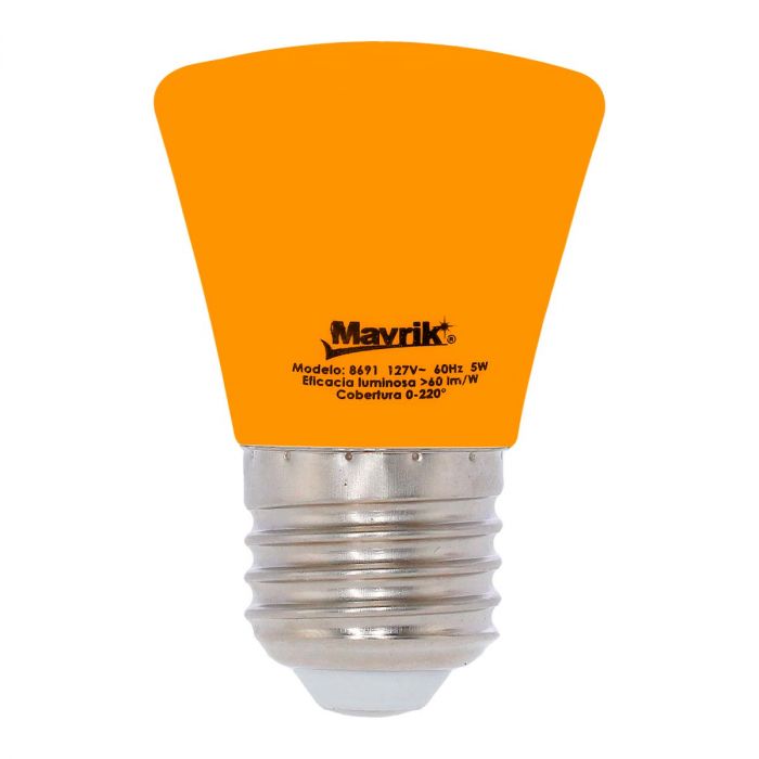 Lámpara color naranja de LED 5 W 8692 Mavrik