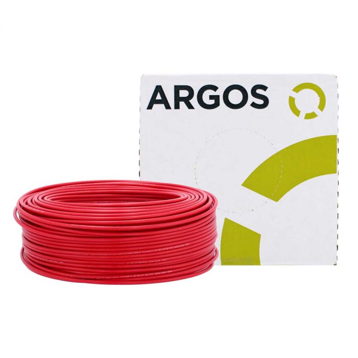 Cable de cobre tipo THW-2-LS/THHW-LS calibre 12 rojo 1100121 ARGOS