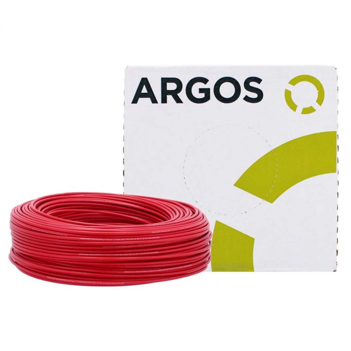 Cable de cobre tipo THW-2-LS/THHW-LS calibre 14 rojo 1100141 ARGOS