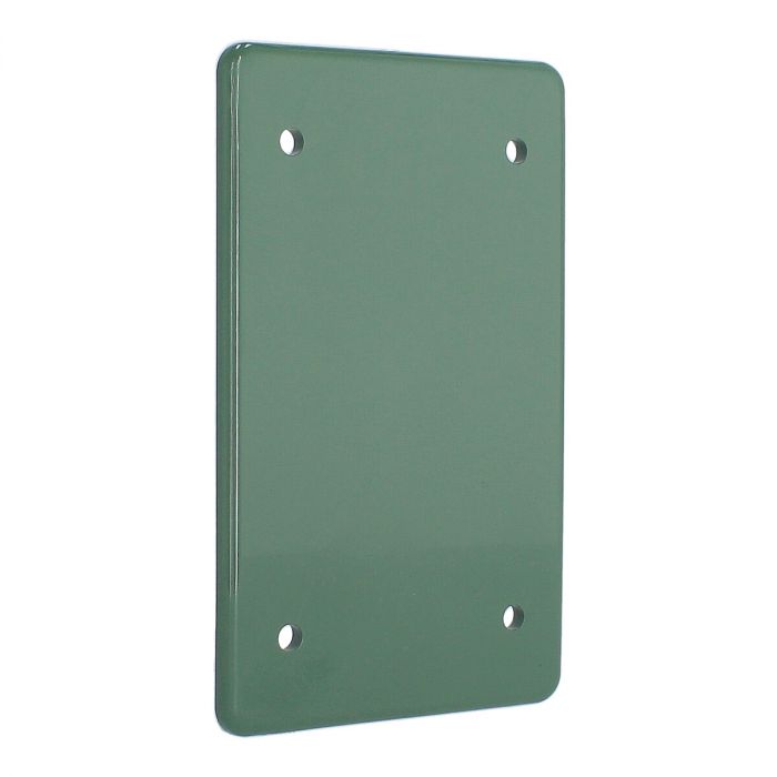 Tapa no metálica pesada rectangular ciega verde TPRC013V ARGOS