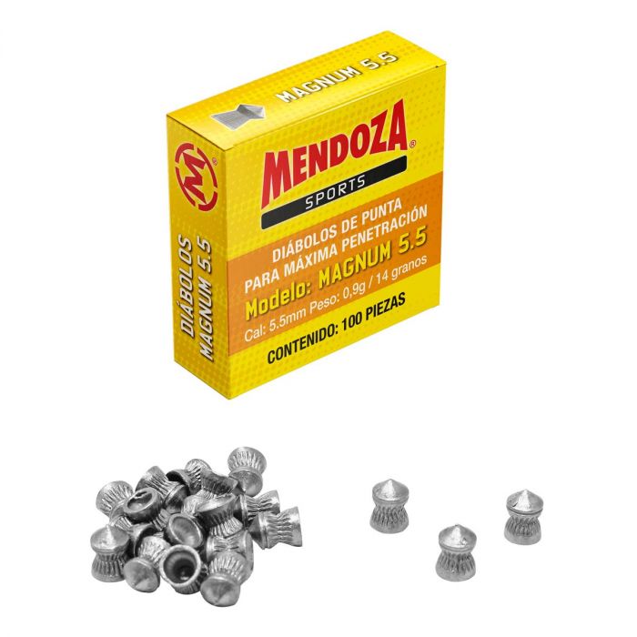 Diábolo de punta para máxima penetración caja con 100 piezas Mendoza