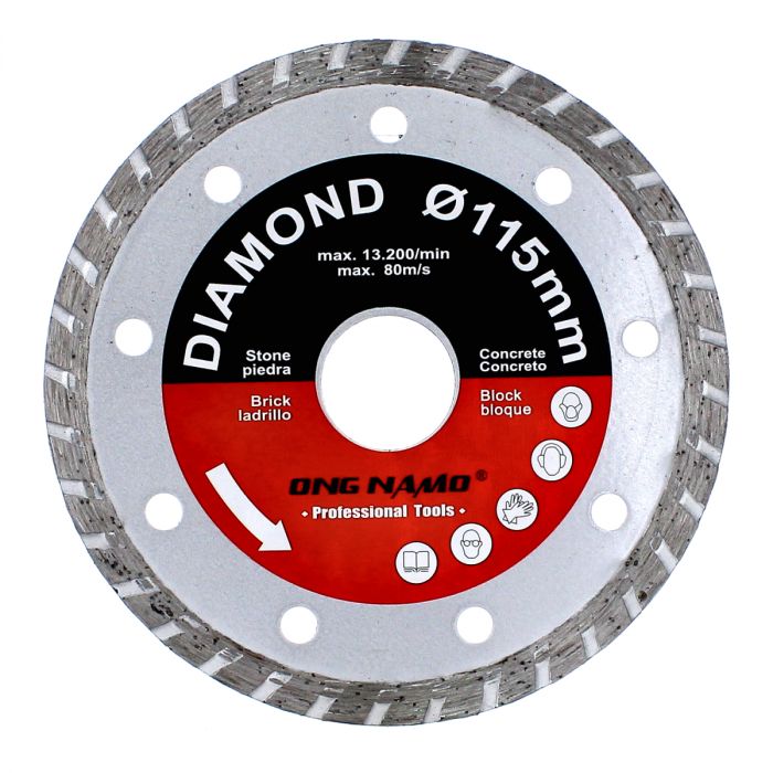 Disco de diamante liso 4-1/2" ONG NAMO