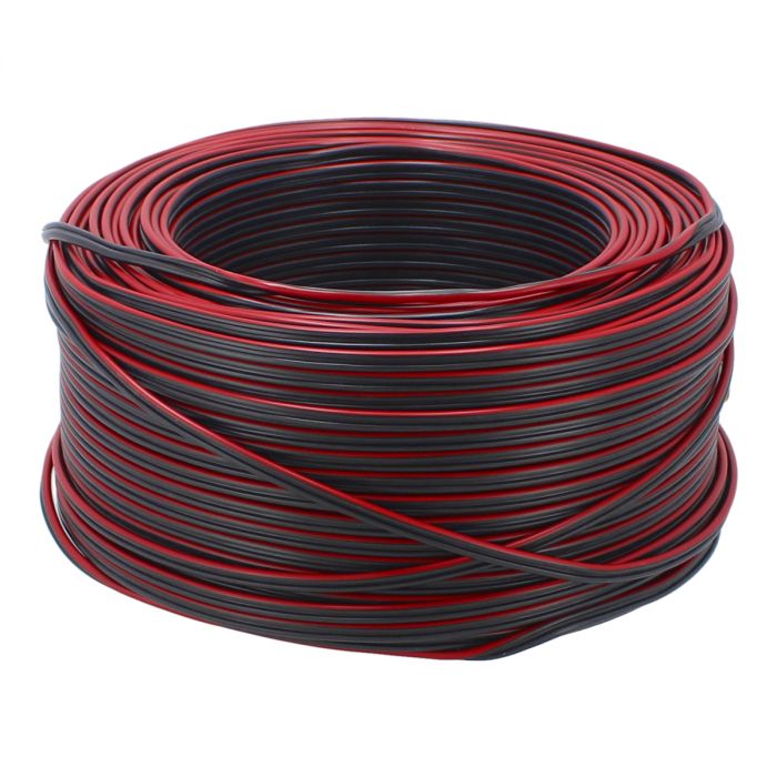 Cable dúplex polarizado bicolor 18 AWG x 100 m 1091 Sanelec