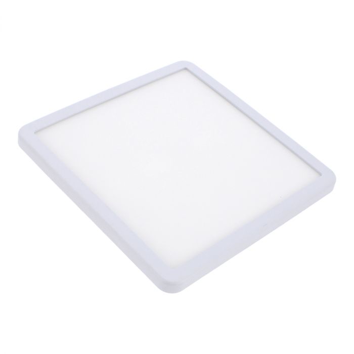 Luminario de LEDS empotrable cuadrado 15 W luz fría 1227 Sanelec