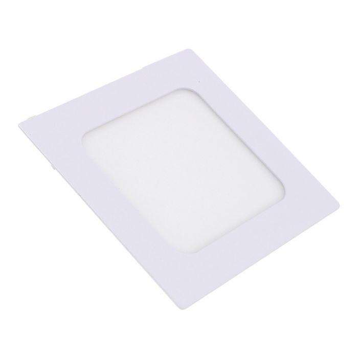 Lámpara de LEDS de sobreponer cuadrado 6 W luz fría 1260 Sanelec