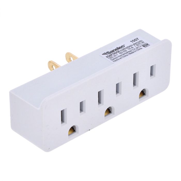 Adaptador multicontacto aterrizado 1507 Sanelec