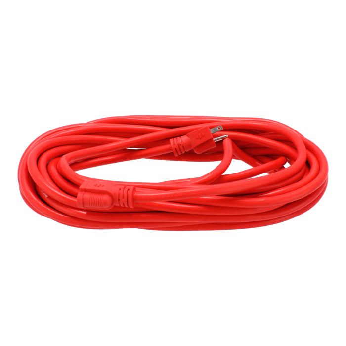 Extensión eléctrica 15 m uso rudo 3x12 AWG roja 2241 Sanelec