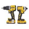 Combo de taladro percutor y atornillador de impacto 20 V MAX DCK2490D2 DeWalt