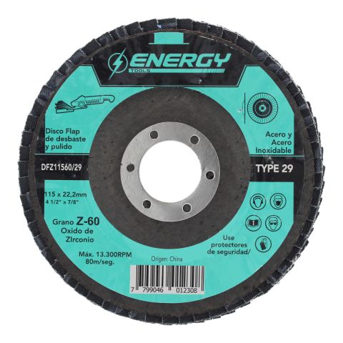 Disco laminado 4-1/2" Z-60 Energy