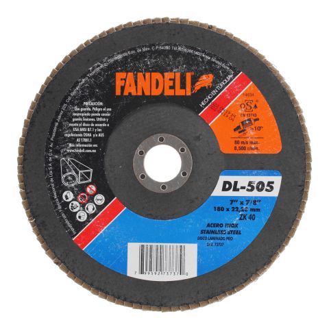Disco laminado 7" ZK-40 DL-505 Fandeli
