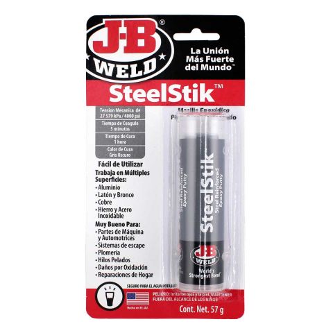 Masilla epóxica para hacer lo reforzado SteelStik 57 gramos 8267SPA JB-WELD