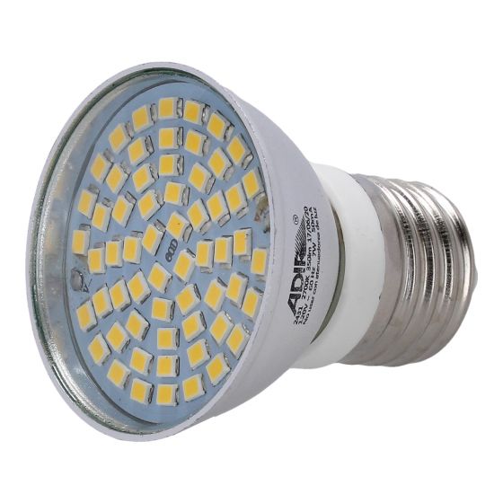 Lámpara 60 LEDs de cristal templado E27 7 W luz cálida 2431 Adir