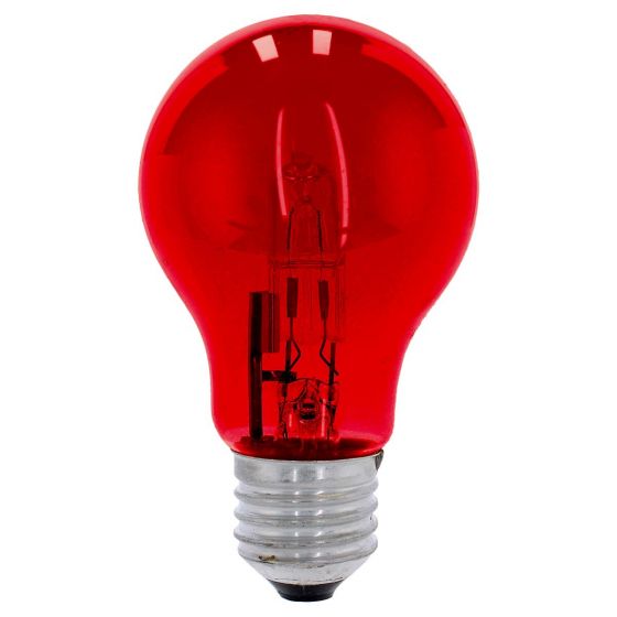 Lámpara de Halógeno A-60 40 W Rojo 5580 Adir