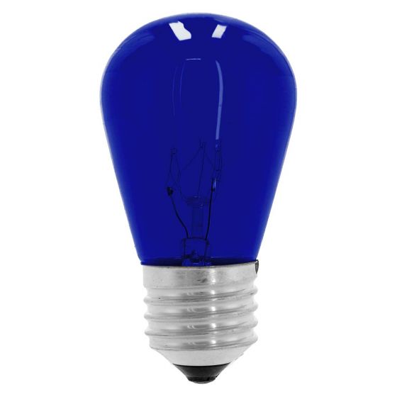 Lámpara incandescente S-14 11 W Azul 6001 Adir