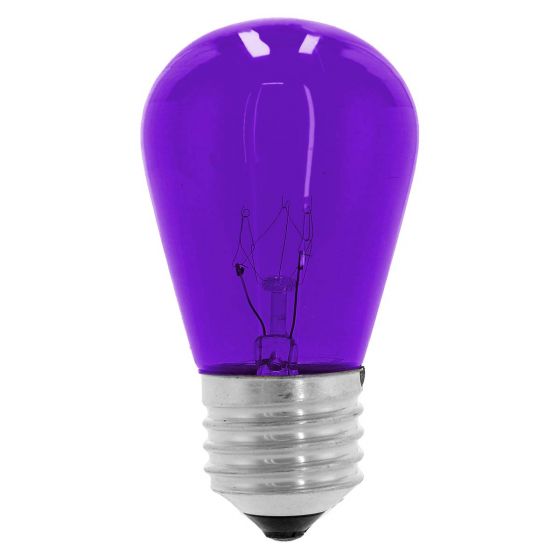 Lámpara incandescente S-14 11 W Violeta 6006 Adir