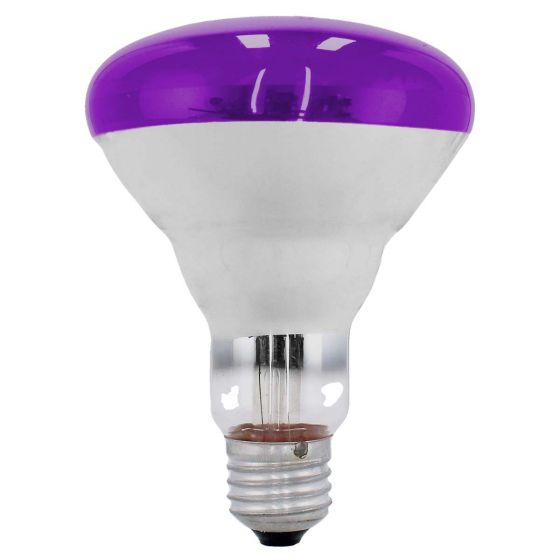 Lámpara incandescente tipo reflector BR30 75 W Morado 6010 Adir