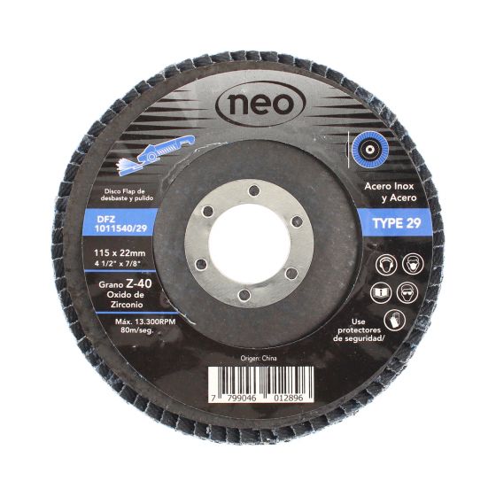 Disco laminado 4-1/2" Z40 Neo