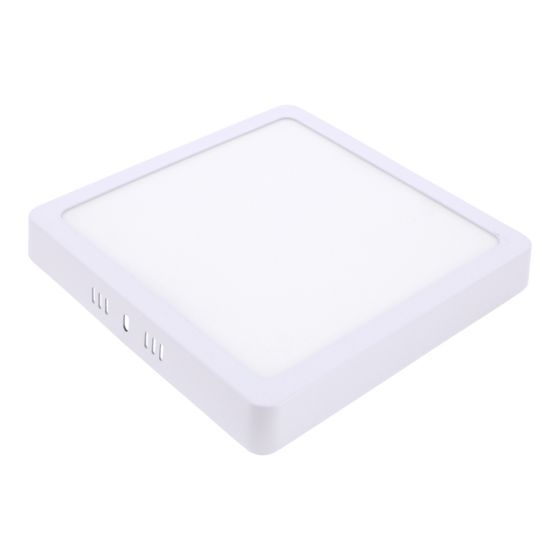 Lámpara de LEDS de sobreponer cuadrado 18 W luz fría 1298 Sanelec