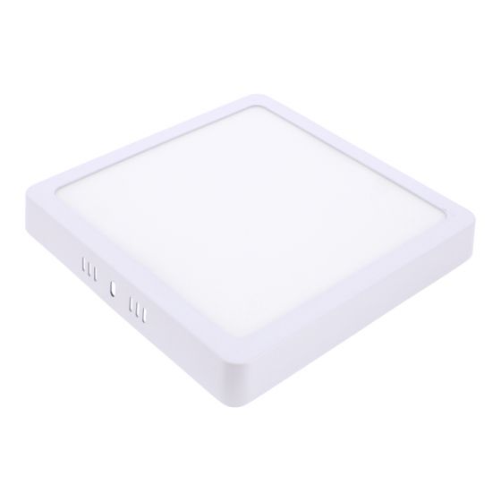 Luminario de LEDS de sobreponer cuadrado 18 W luz cálida 1299 Sanelec