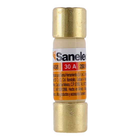 Fusible renovable 30 A 1458 Sanelec