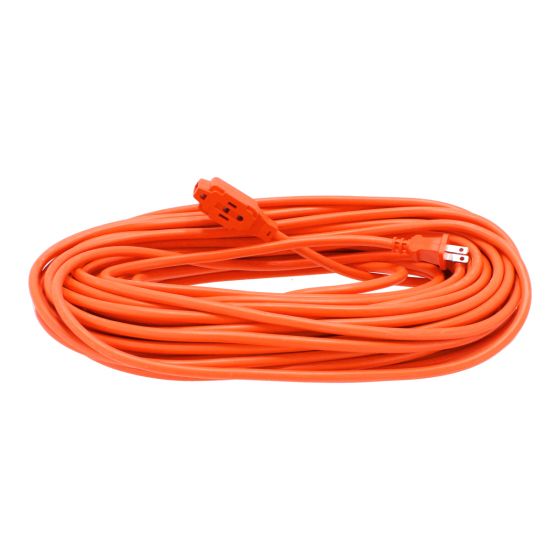 Extensión eléctrica 25 m uso rudo 3x16 AWG naranja 2413 Sanelec