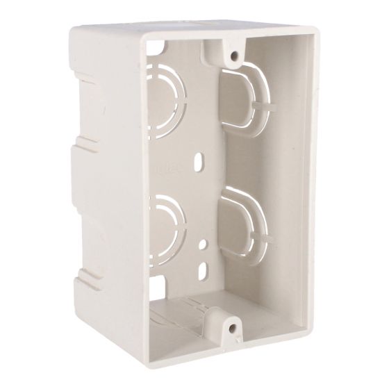 Caja de registro sin tapa 4" x 2" blanca  Argos